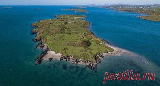 Райский уголок за 7 млн долларов: как выглядит выставленный на продажу остров в Ирландии