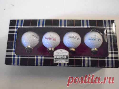 Ascot & Taylor St Andrew's Golf Ball Ornaments Christmas New in Box Set of 4 | eBay