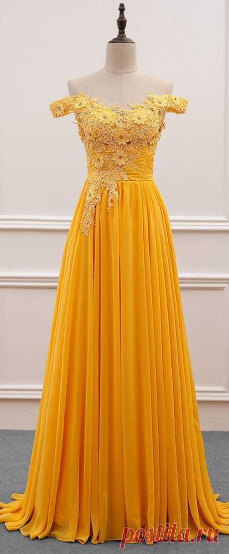 yellow long prom dresses, elegant long prom dresses, yellow long evening dresses graduation dresses,MB 7