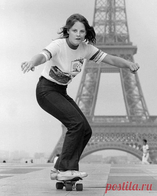 Джоди Фостер в Париже, 1977 г.