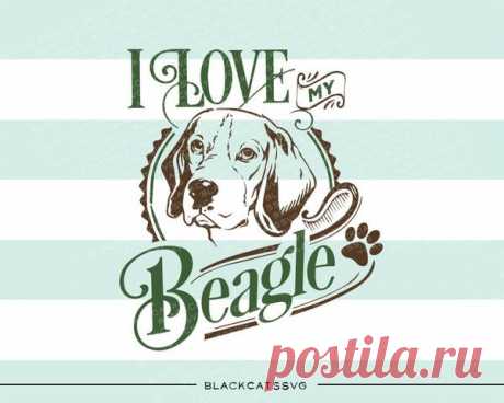 I love my beagle -  SVG file Cutting File Clipart in Svg, Eps, Dxf, Png for Cricut & Silhouette I love my beagle - SVG file This is not a vinyl, the file contains only digital files, and no material items will be shipped.   The item includes a version for black / dark color This is a digital download of a word art vinyl decal cutting file, which can be imported to a number of paper crafting programs like Cricut E