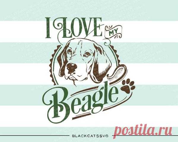 I love my beagle -  SVG file Cutting File Clipart in Svg, Eps, Dxf, Png for Cricut & Silhouette I love my beagle - SVG file This is not a vinyl, the file contains only digital files, and no material items will be shipped.   The item includes a version for black / dark color This is a digital download of a word art vinyl decal cutting file, which can be imported to a number of paper crafting programs like Cricut E