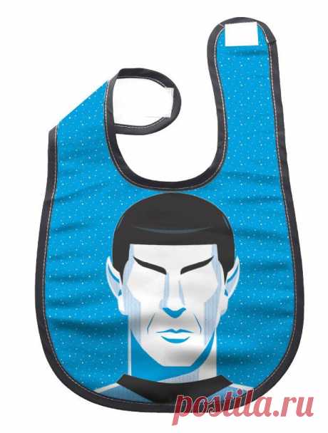 Spock Star trek Bib Cute Cloth Baby Bin Toddler Bib potions | Etsy