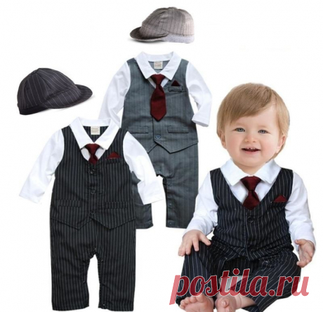Купить Baby Boy Wedding Formal Dressy Tuxedo Suit Striped на eBay.com из Америки с доставкой в Россию, Украину, Казахстан