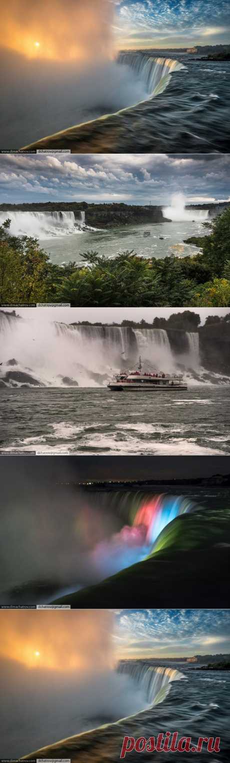 Ниагарский водопад. Вид изнутри. Фотограф Дмитрий Шатров - Фотоискусство