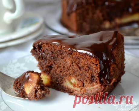 Шоколадный пирог с яблоками | Кулинарные рецепты от «Едим дома!»