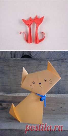 Как сделать кошку из бумаги своими руками: мастер-класс