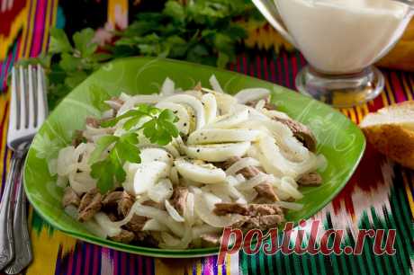 Простой и сытный салат «Ташкент» из редьки и говядины | Вкусные рецепты