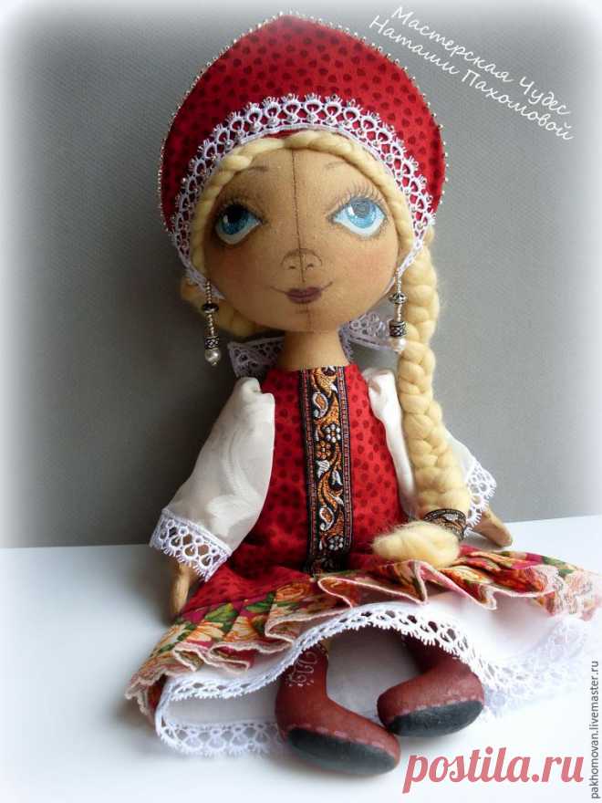 Шьем кукле наряд в русском стиле - Ярмарка Мастеров - ручная работа, handmade