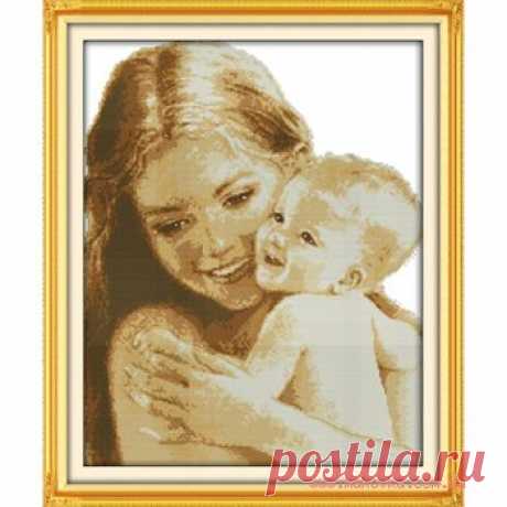 Мать и дитя, R045, Идейка | Маковка - все для бижу, хобби и рукоделия
