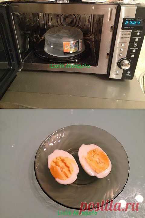 Яйцо, варёное в микроволновке (полезные полезности) |