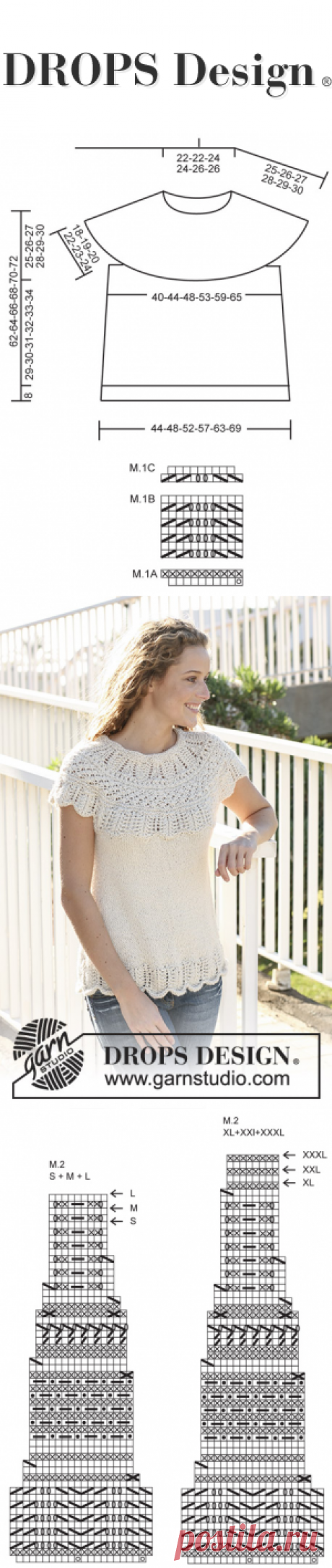 Corolla / DROPS 113-16 - Free knitting patterns by DROPS Design