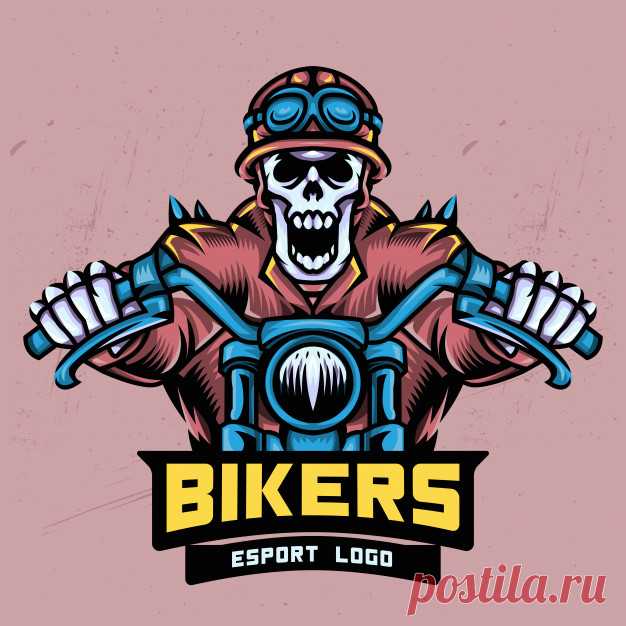 Skull Bikers Esport Logo Design Более миллиона свободных векторов, PSD, фотографии и бесплатные иконки. Эксклюзивные халявы и все графические ресурсы, которые необходимые для ваших проектов