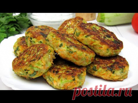 Котлеты из кабачков. Очень вкусно! ☆ Удачный рецепт Как приготовить овощные кабачковые котлеты