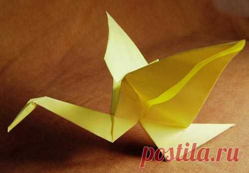 Журавлик летающий | Оригами есть видео