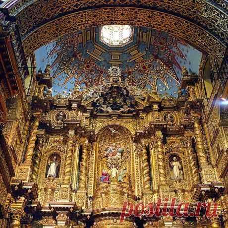 Великолепные золотые храмы Кито (Эквадор) — Все о туризме и отдыхе