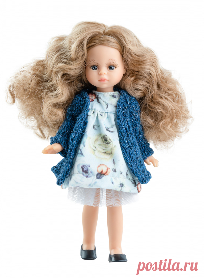 Кукла Инес в цветочном платье и голубом кардигане, 21 см 02114 от Paola Reina за 3 118 руб. Купить в официальном магазине Paola Reina
