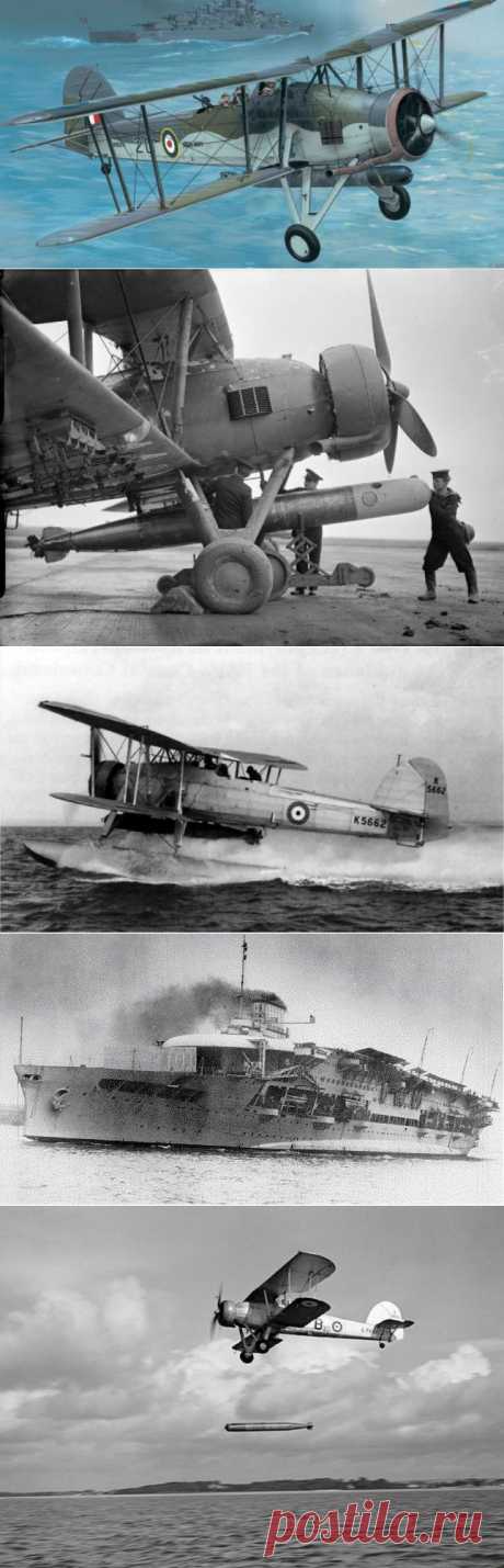 Британский палубный торпедоносец Фэйри «Суордфиш» | Мир оружия
