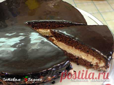 Шоколадный торт с лимонным кремом из манки Кулинарный рецепт с пошаговыми фотографиями. Готовим вкусно, с Натальей Лихановой