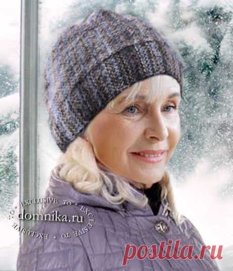 Простая зимняя шапка для пожилых женщин старше 60 лет - шапки береты для зимы