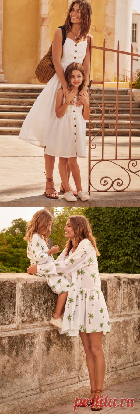 Matching Style Mom-Daughter Summer 2019 From H&amp;M | Ferbena.com | Fashion Blog &amp; Magazine