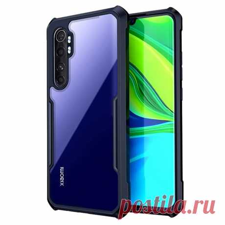 Bakeey for Xiaomi Mi Note 10 Lite Case Armor Shockproof Anti-Fingerprint Transpa - US$12.99