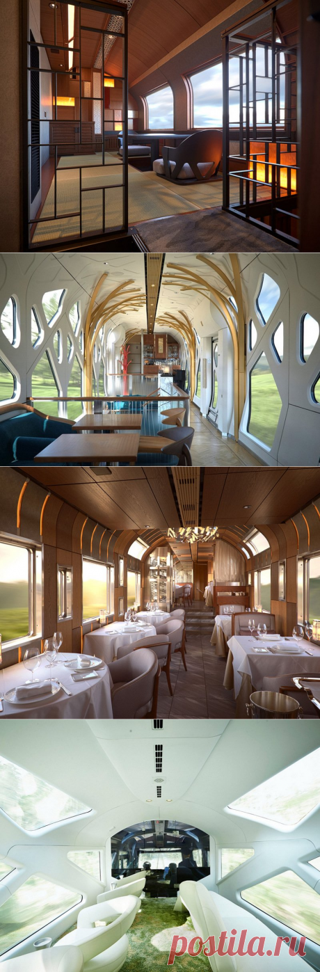 Вагоны поезда в традиционном японском стиле «татами» завоевали золотую награду в конкурсе «Good Design»