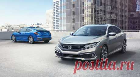 Honda Civic 2019 – Хонда обновила купе и седан Сивик - цена, фото, технические характеристики, авто новинки 2018-2019 года