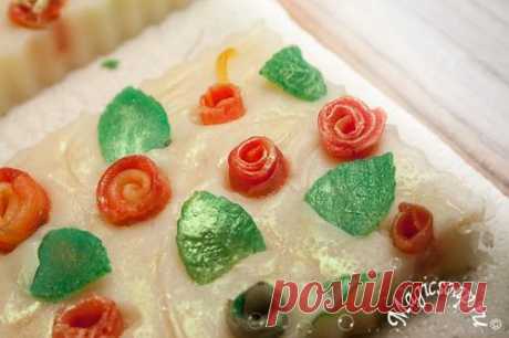 Цветочная поляна - идеи декора для мыла с нуля! рецепт мыла с нуля на масле ши, пошаговый мастер-класс