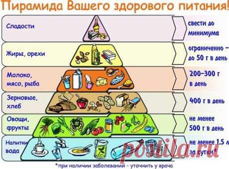 10 принципов здорового питания: примерное меню на неделю