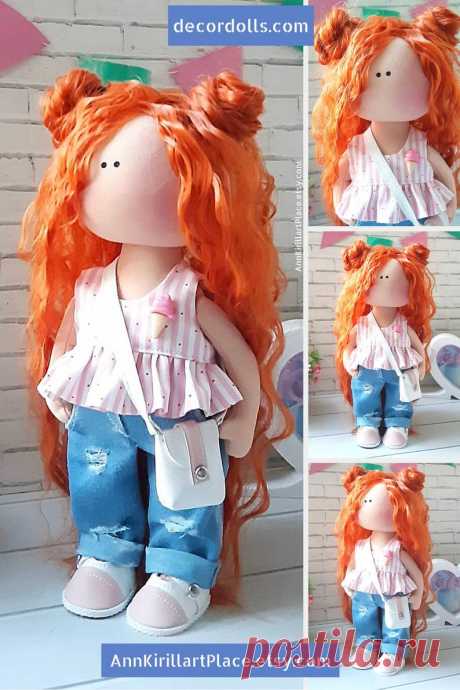 Girl Doll Handmade Beauty Gift Doll Interior Art Doll | Etsy