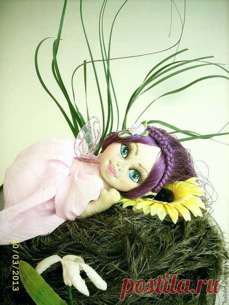 кукла Фея Цветов - куклы и игрушки,коллекционные куклы,текстильная кукла