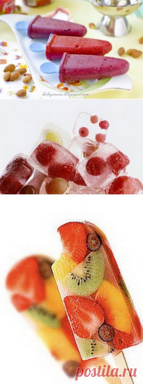 Как сделать вкусный домашний фруктовый лед? -