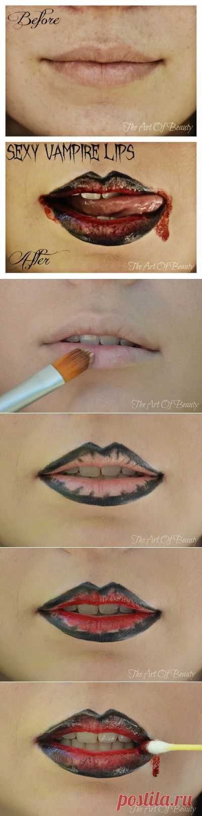 The Art Of Beauty: Sexy Vampire Lips