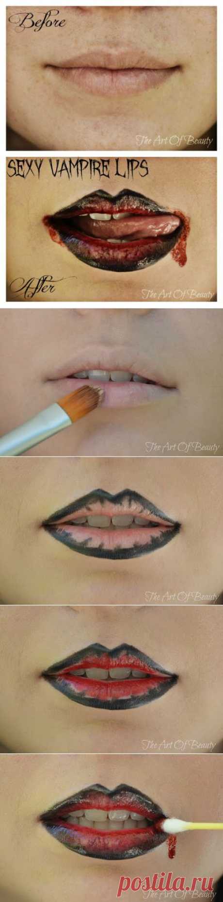 The Art Of Beauty: Sexy Vampire Lips