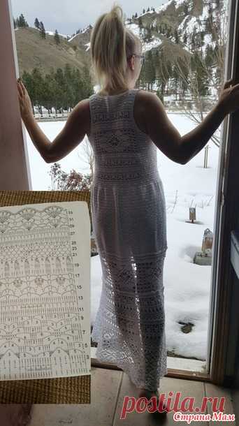 Красивое кружевное платье - Вязание - Страна Мам