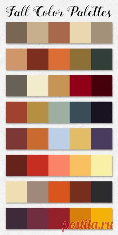 freebie: fall color palettes – HG Designs
