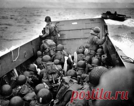 Высадка десанта с моря, Высадка в Нормандии, Западный фронт, Вторая мировая, Скачать Обои и Фото