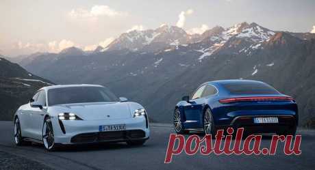 Электрический седан Porsche Taycan 2020 - цена, фото, технические характеристики, авто новинки 2018-2019 года