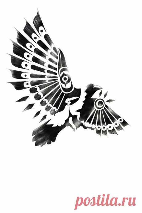 Raven Shaman Tribal Black And White Design Art Print by Sassan Filsoof Raven Shaman Tribal Black And White Design Art Print by Sassan Filsoof.  All prints are professionally printed, packaged, and shipped within 3 - 4 business days. Choose from multiple sizes and hundreds of frame and mat options.