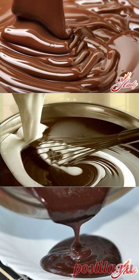 Глазурь шоколадная: рецепт “от-кутюр”.