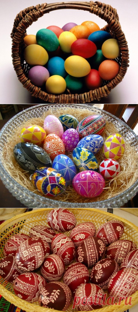 Как красиво покрасить яйца на Пасху? 15 способов окраски яиц — Вкусные рецепты