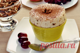 Отличный десерт… Парфэ с грецкими орехами и медом — Готовим дома