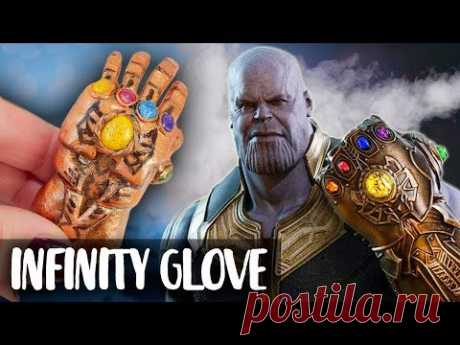 Making THANOS GLOVE with Clay (Avengers) - Polymer Clay