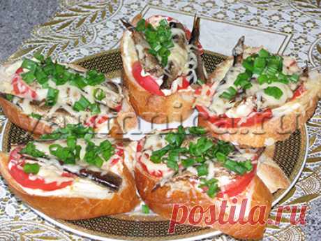 бутерброды со шпротами рецепт - Пошаговые рецепты с фото