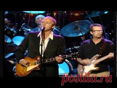 Mark Knopfler, Eric Clapton, Sting &amp; Phil Collins- Money for Nothing (Live Montserrat)