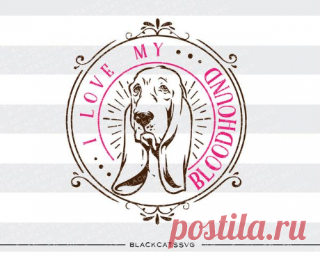 I love my Bloodhound -  SVG file Cutting File Clipart in Svg, Eps, Dxf, Png for Cricut & Silhouette I love my Bloodhound - SVG file This is not a vinyl, the file contains only digital files, and no material items will be shipped.   The item includes a version for black / dark color This is a digital download of a word art vinyl decal cutting file, which can be imported to a number of paper crafting programs like Cric