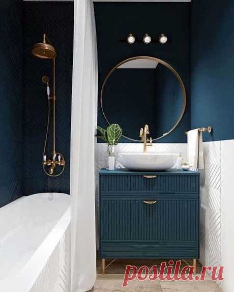 27+ Beautiful Blue Bathroom Ideas in 2022 | Houszed