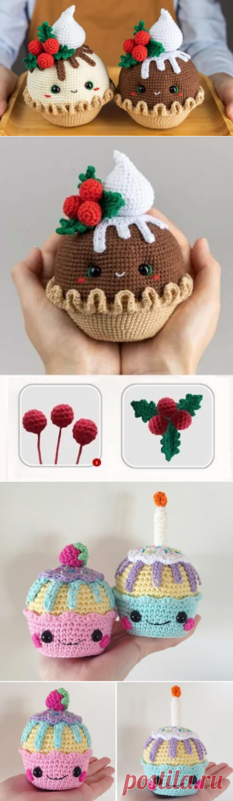 Cupcake de Amigurumi paso a Paso ♡ - Mil Ideas en Crochet
