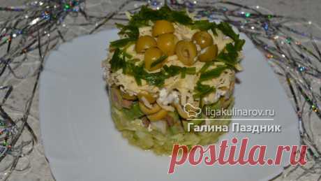 Салат с авокадо и оливками рецепт с фото